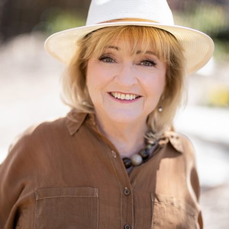 Nancy white hat
